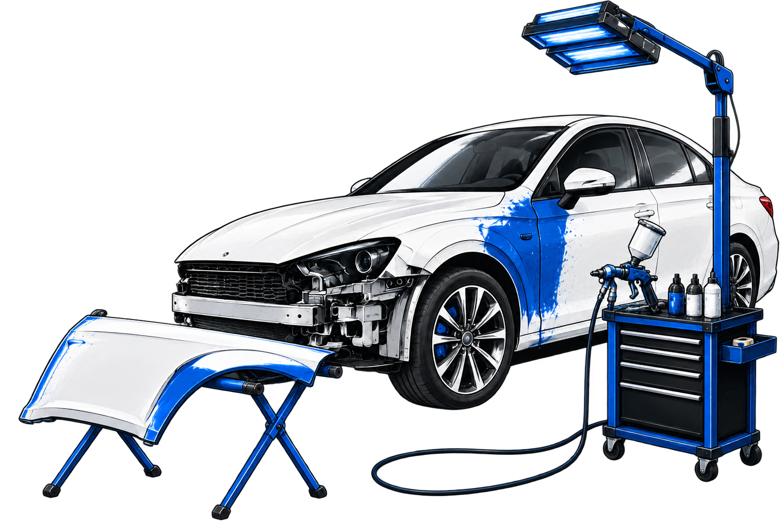 Atelier de carrosserie et peinture J.M. Auto à Montréal