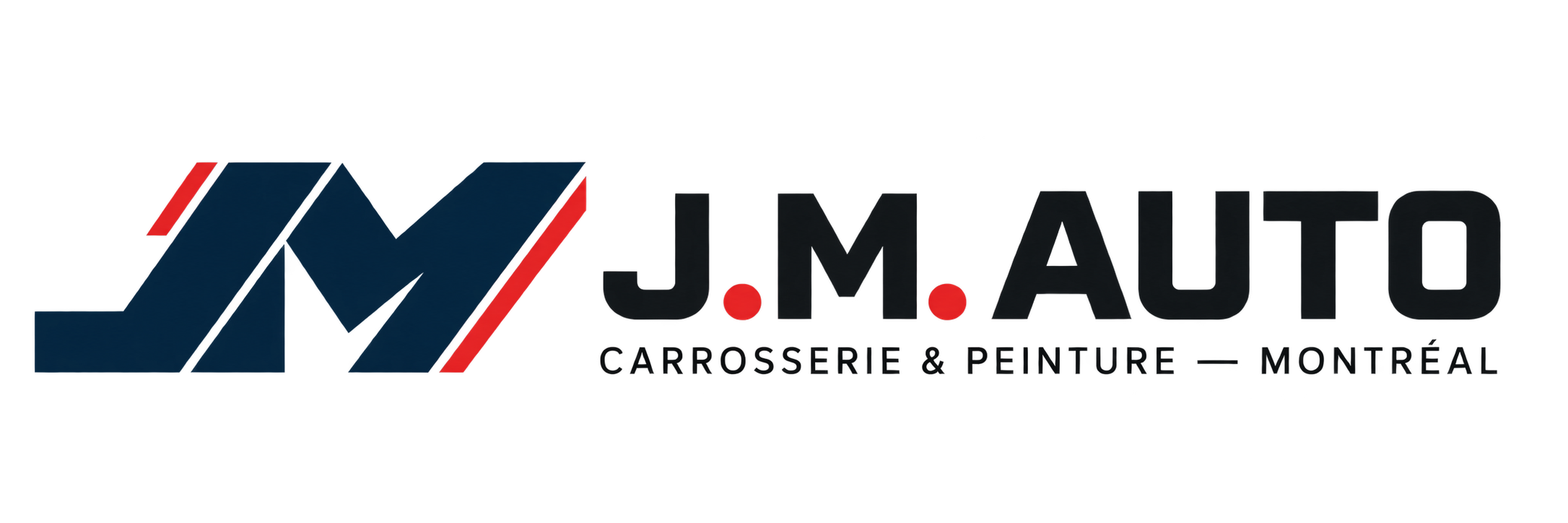 Logo J.M. Auto — Spécialiste en carrosserie et peinture à Montréal